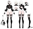 2B Clothing Concept Art
