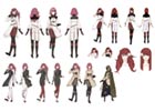 Devola &amp; Popola Concept Art from NieR: Automata