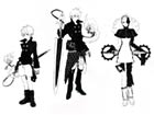 Young Nier &amp; Kain&eacute; Art from NieR: Automata