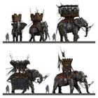War Elephant Sketches