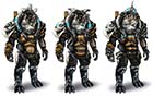 Drack's Armor Concept Art