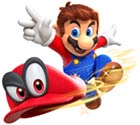 Mario Throwing Cappy