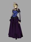 Cloud's Blue Dress Concept Art