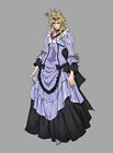Cloud's Purple Dress Concept Art