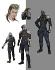 Roche, Shinra Security Officer, & SOLDIER:3rd Class