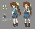 Young Aerith Concept Art