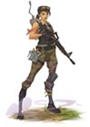 Female Commando Concept Art