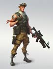 Male Commando Concept Art