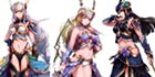 Lenneth, Silmeria, & Hrist Summer Outfits