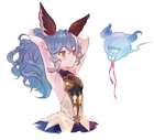 Ponytail Ferry Illustration