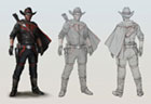 Erron Black Concept Artwork from Mortal Kombat 11