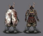 Gyoubu Oniwa Backside Concept Art