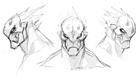 Strife Head Sketches