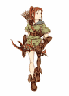 Female Apprentice Hunter Artwork