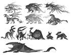 Invasive Hydravine Sketches