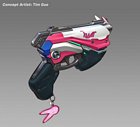 D.Va Pistol Concept Art