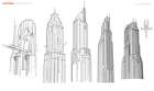 Midtown Architecture Sketches