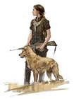 Ellie and Dog Concept Art from The Last of Us Part II