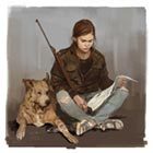 Ellie and Dog Art
