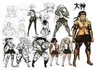 Sakura Ogami Early Concept