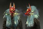 Red Kitsune Mask