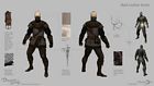 Male Black Leather Armor