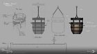 Stonefang Crane Lava Buckets