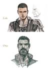 Cole and Otto Concept Art