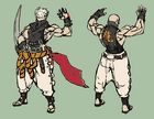 Chipp Zanuff Concept Art