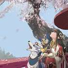 Kamura Village Residents and Cherry Blossoms