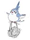 Spiribird Early Sketch