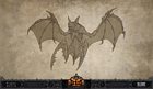 Bat Demon Line Art