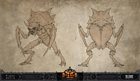 Scarab Demon Line Art