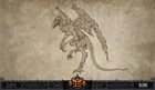 Vulture Demon Line Art