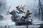 Freya Attacking Kratos and Atreus