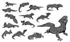 Space Lizard Concept Art from Halo Infinite
