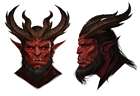 Devil Male Head
