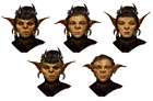 Goblin Female Faces Concept