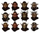 Goblin Male Faces Artwork