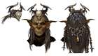 Goblin Priestess Gut Face Art from Baldur's Gate III