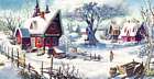 Nive Village Art from I am Setsuna