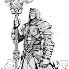 Necrit Portrait Line Art