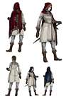 Crimson Noble's Set and Noble's Set Art from Elden Ring