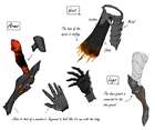 Macdeva Arms, Waist, and Legs Concept Art
