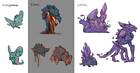 Zaralek Cavern Creature Concepts