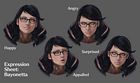 Bayonetta Expression Sheet