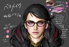 Bayonetta Face Concept Art