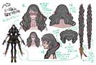 Bayonetta Hair Concept Art