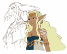 Rauru and Sonia Concept Art