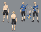 Cloud's Swimsuit and Alt Outfit